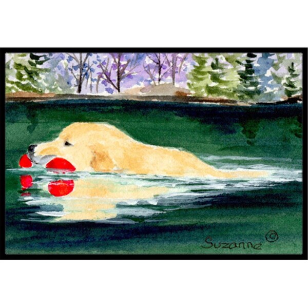 Carolines Treasures Golden Retriever Indoor Outdoor Mat - 18 x 27 in. CA79208 - main